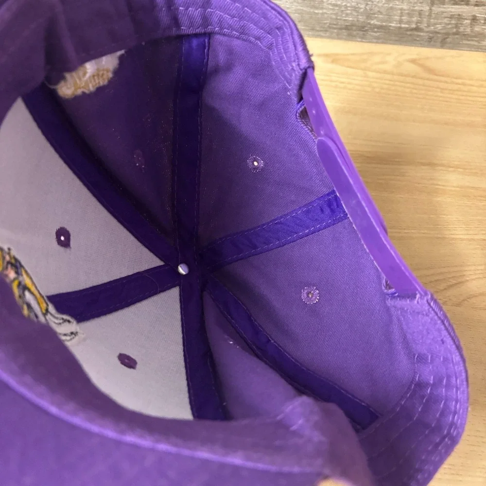 Minnesota Vikings Hat Cap Snap Back Purple NFL Football Miller Lite Adjustable